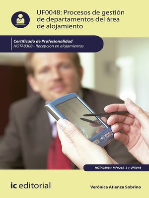 cover image of Procesos de gestión de departamentos del área de alojamiento. HOTA0308